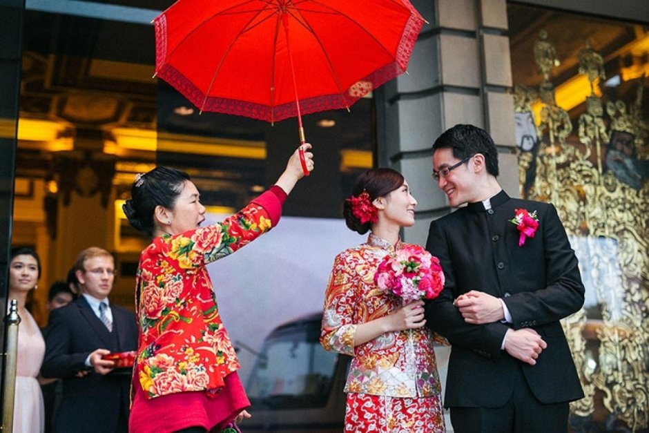 Единение чаш китайская свадьба