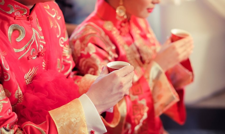 Китайская свадьба поклонение