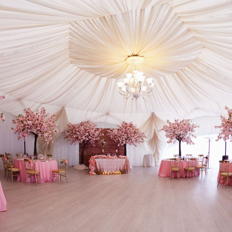 Декор свадебного шатра