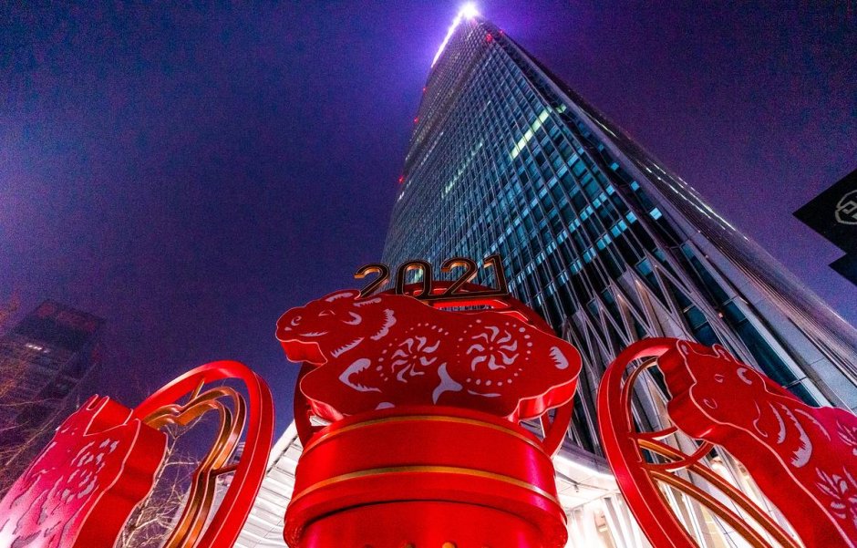 Китай ночной китайский новый год