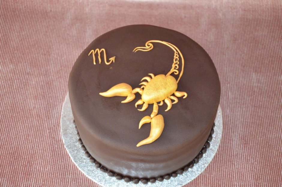 Торт для скорпиона мужчины