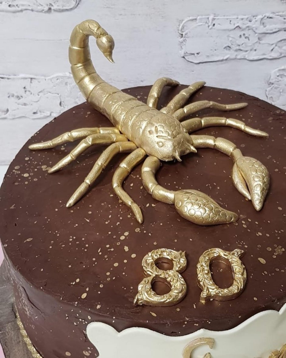 Торт со знаком зодиака Скорпион