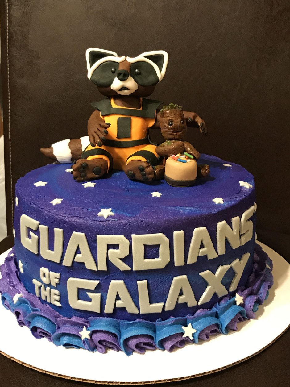 Торт с Грутом из стражей Галактики