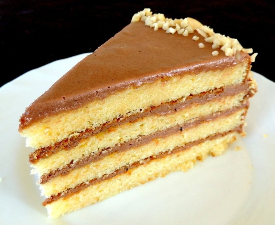 Бисквитный тортик со сметанным кремом