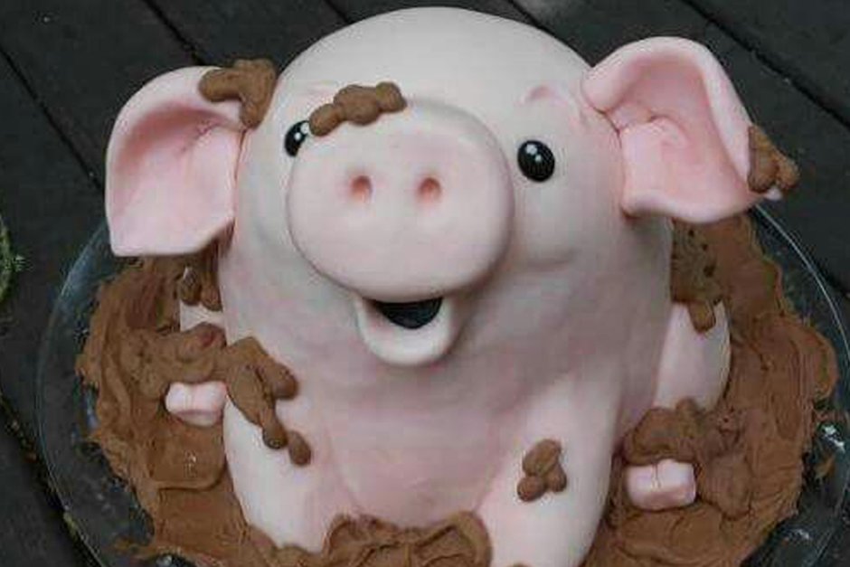 Тортик в виде коровы
