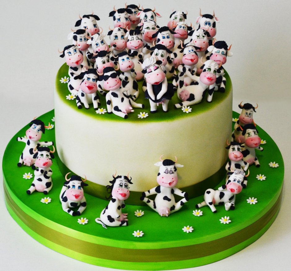 Детский торт ферма животных