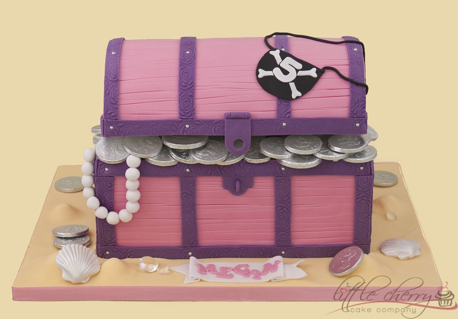 Торт пиратский сундук