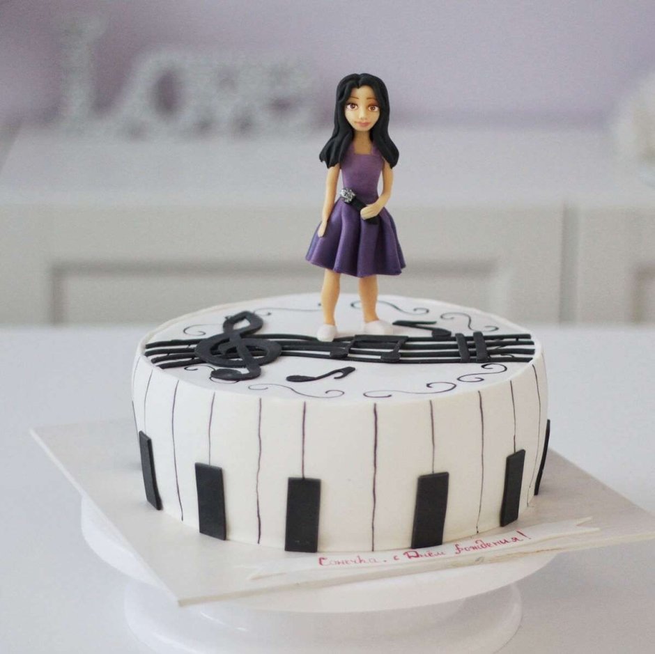 Торт для певицы девочки