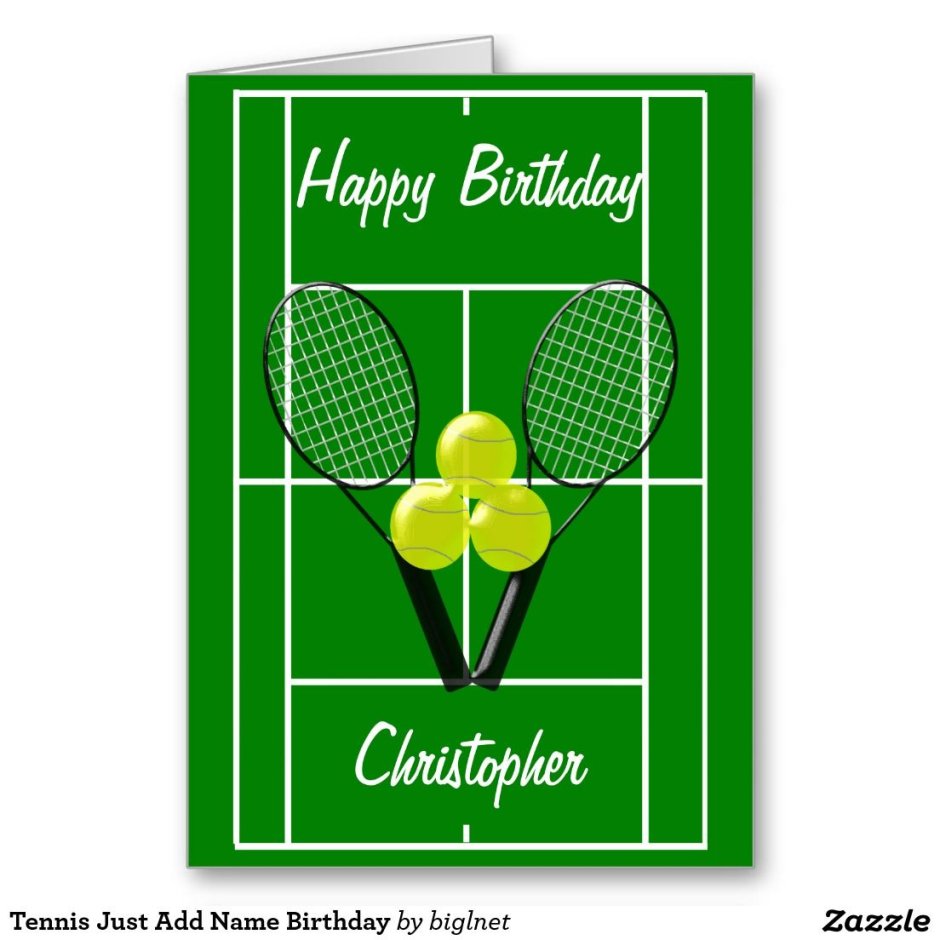 С днем рождения теннисиста