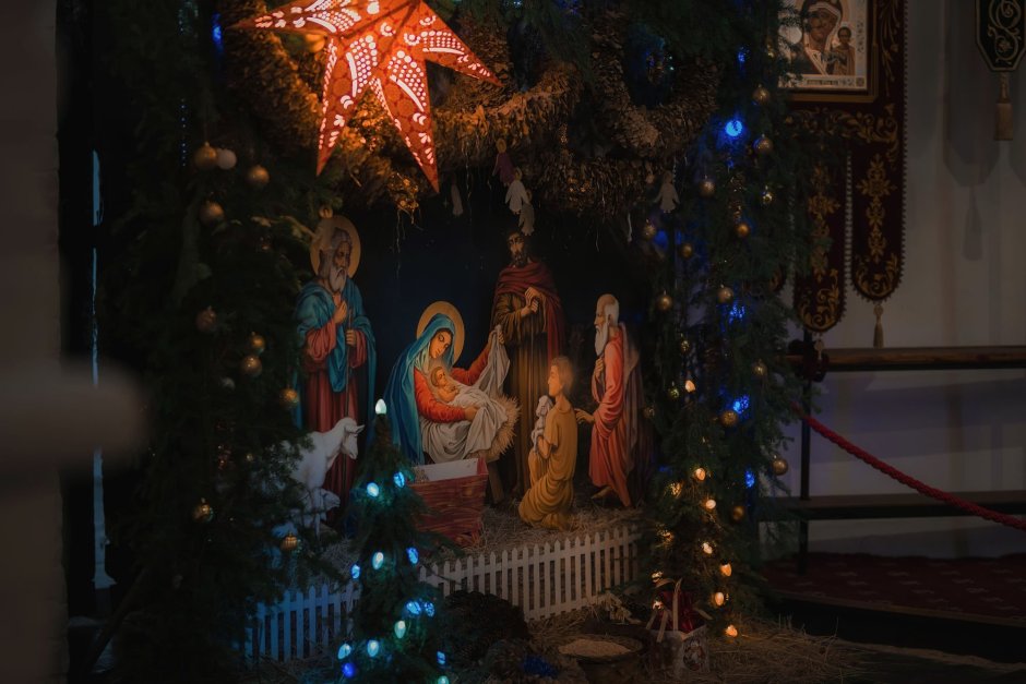 Католики Рождественский вертеп
