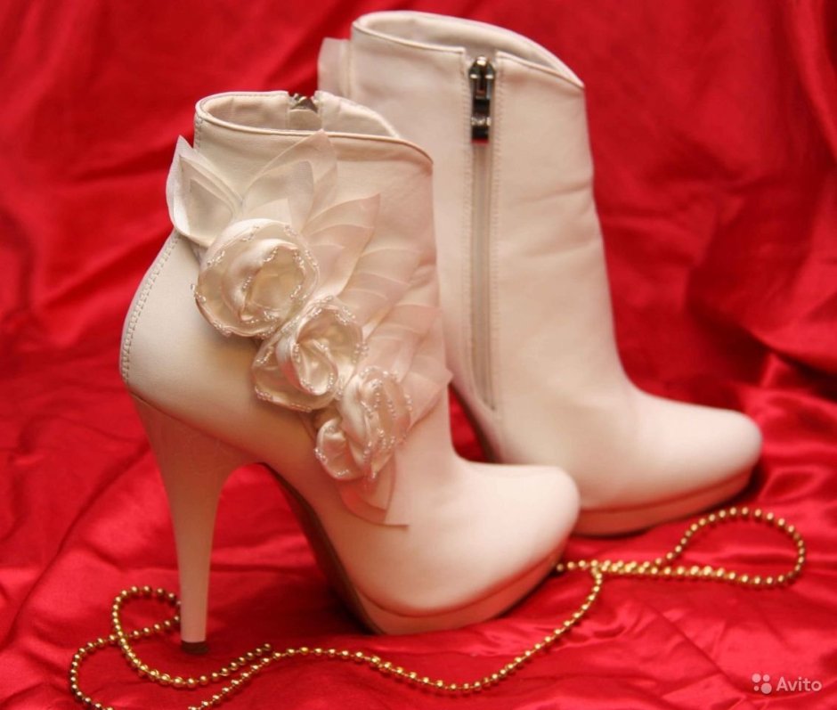 Свадебная обувь для невесты ботильоны
