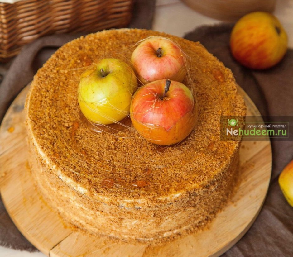 Торт " яблочный сад" т.м "Маген-д