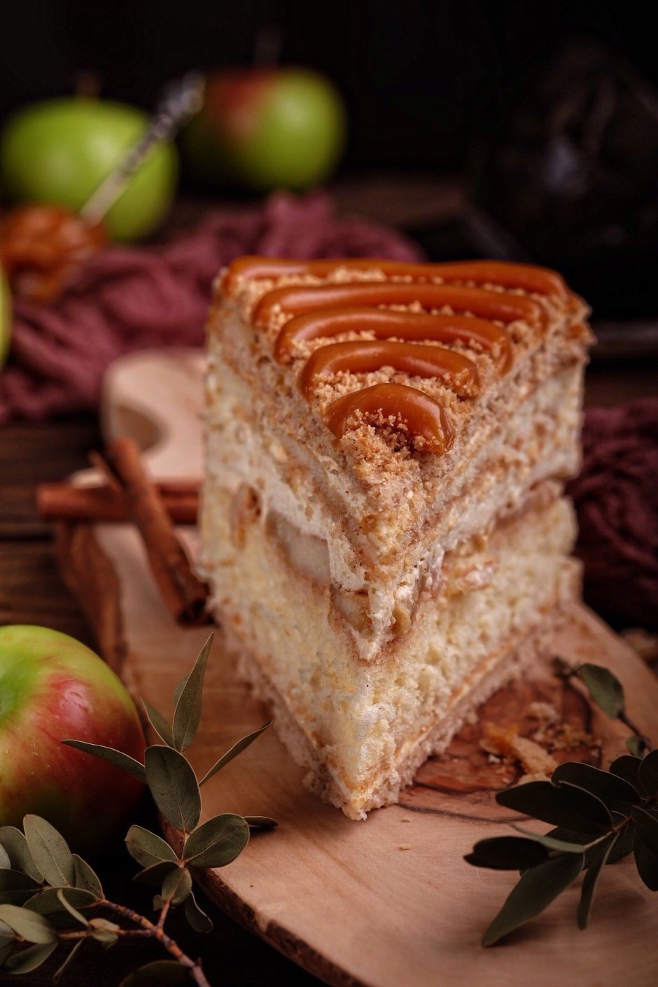 Баварский яблочный торт