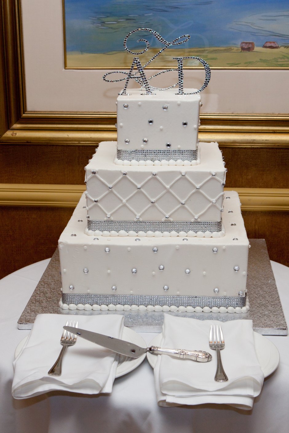 Свадебные торты квадратной формы