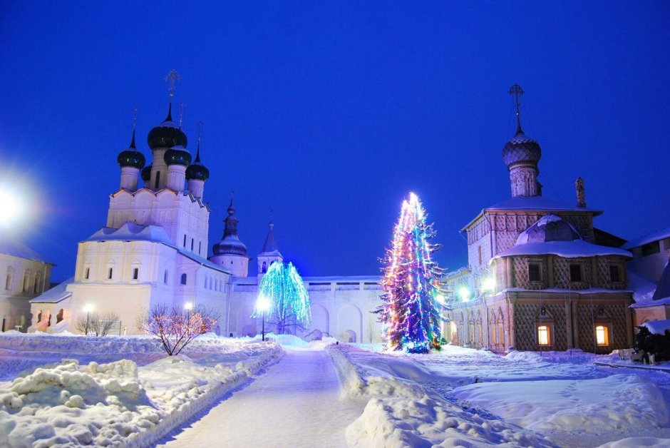 Кремль в Переславле-Залесском зимой