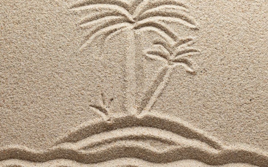 Красивые узоры на песке Песочная терапия