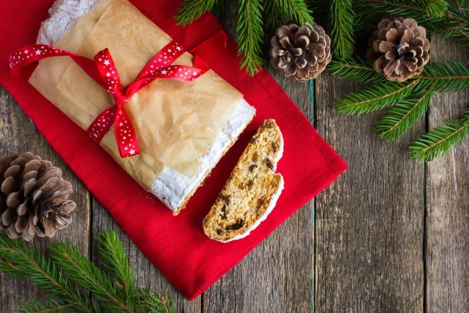 Орех в традиционном Рождественском пироге в США