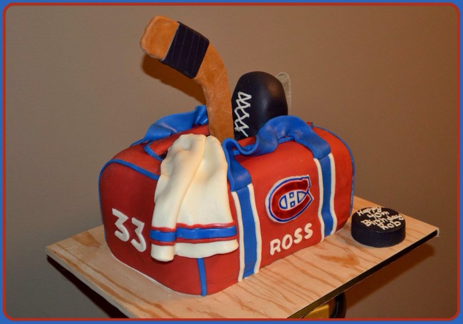Торт для вратаря хоккея