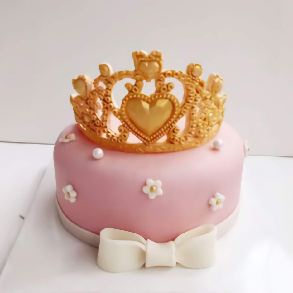 Тортик с короной для девочки