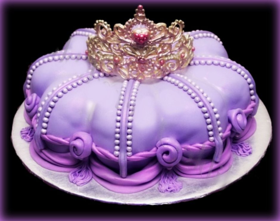 Тортик с короной для принцессы