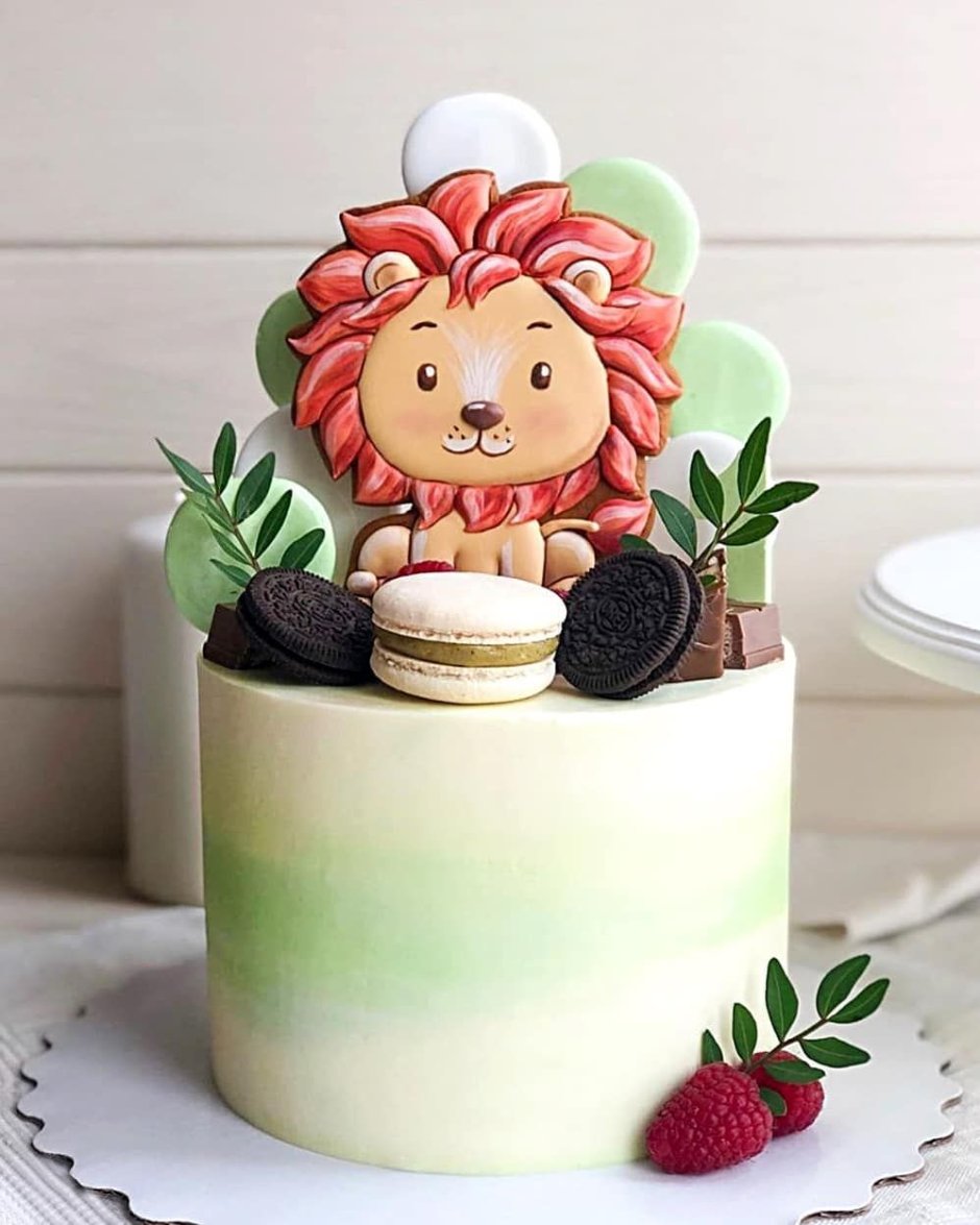Имбирный пряник Львенок на торт