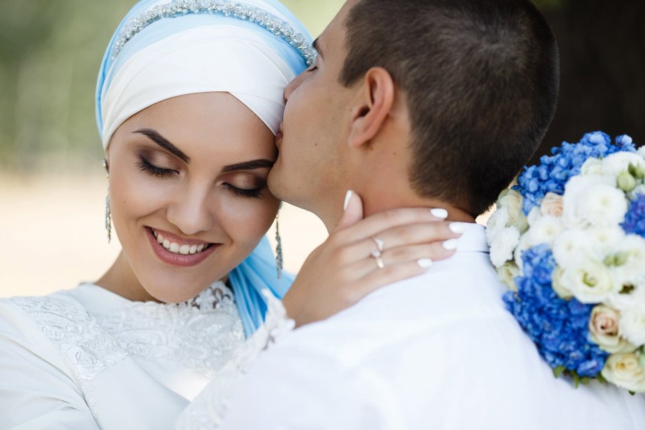Мусульманские жених и невеста