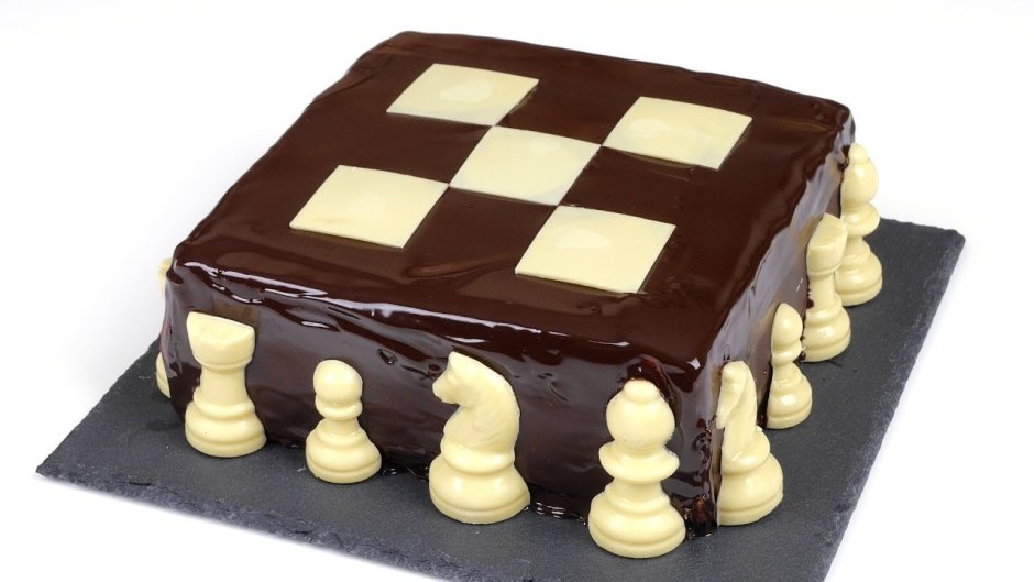 Капкейки в виде шахмат