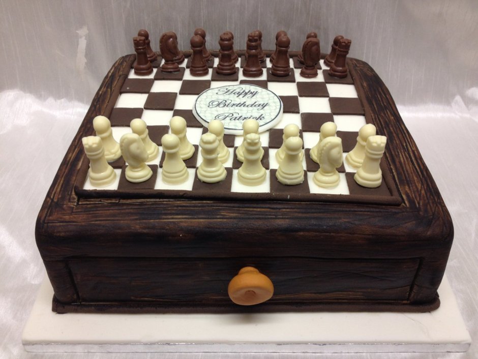 Торт шахматная доска