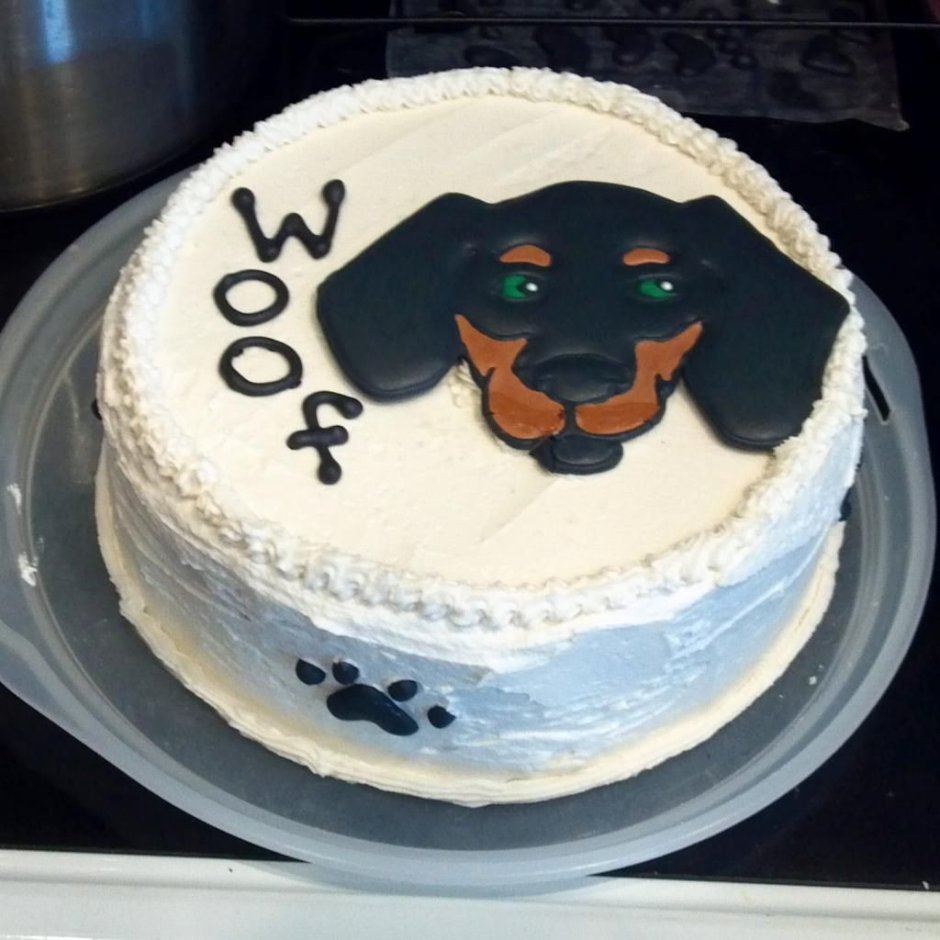 Торт в стиле собаки