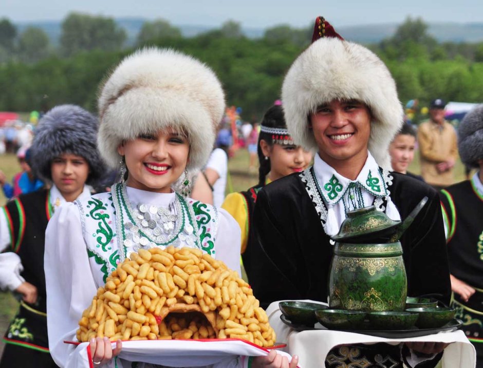 Народ татары Сабантуй