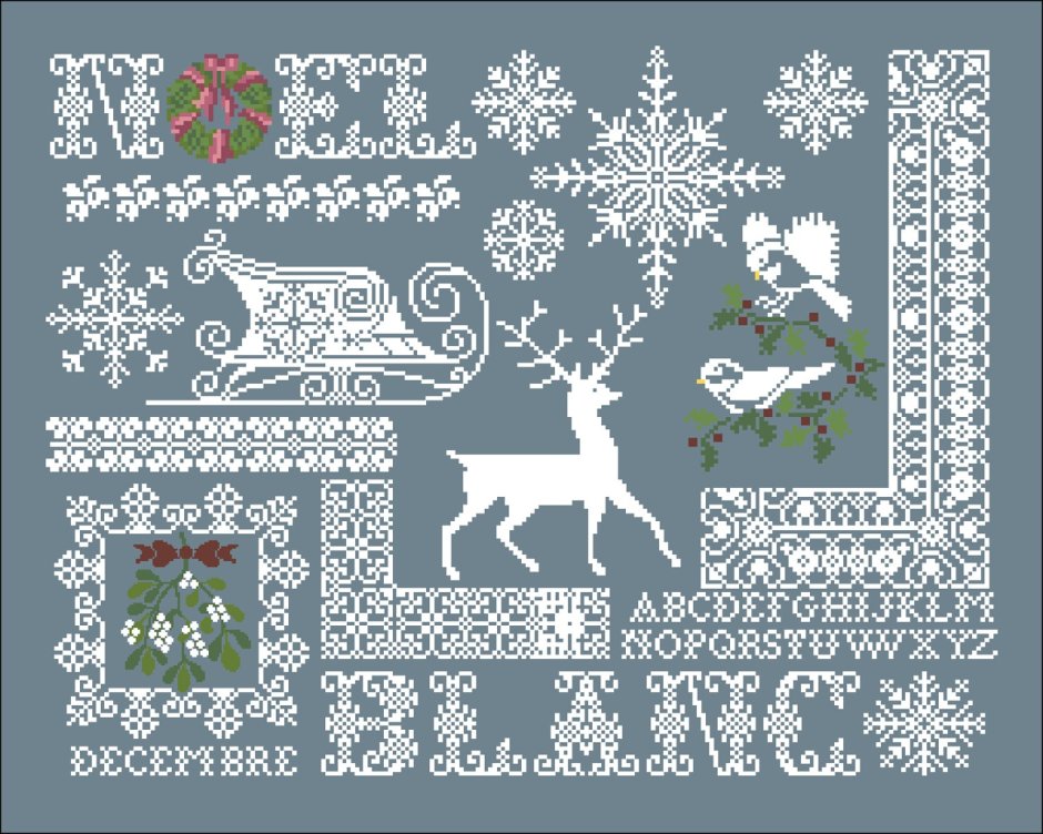 Скандинавский орнамент для вышивки