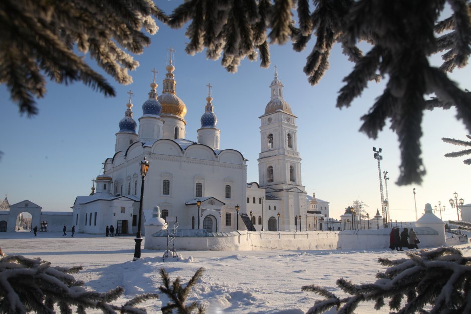 Тобольский Кремль зимой Тобольск