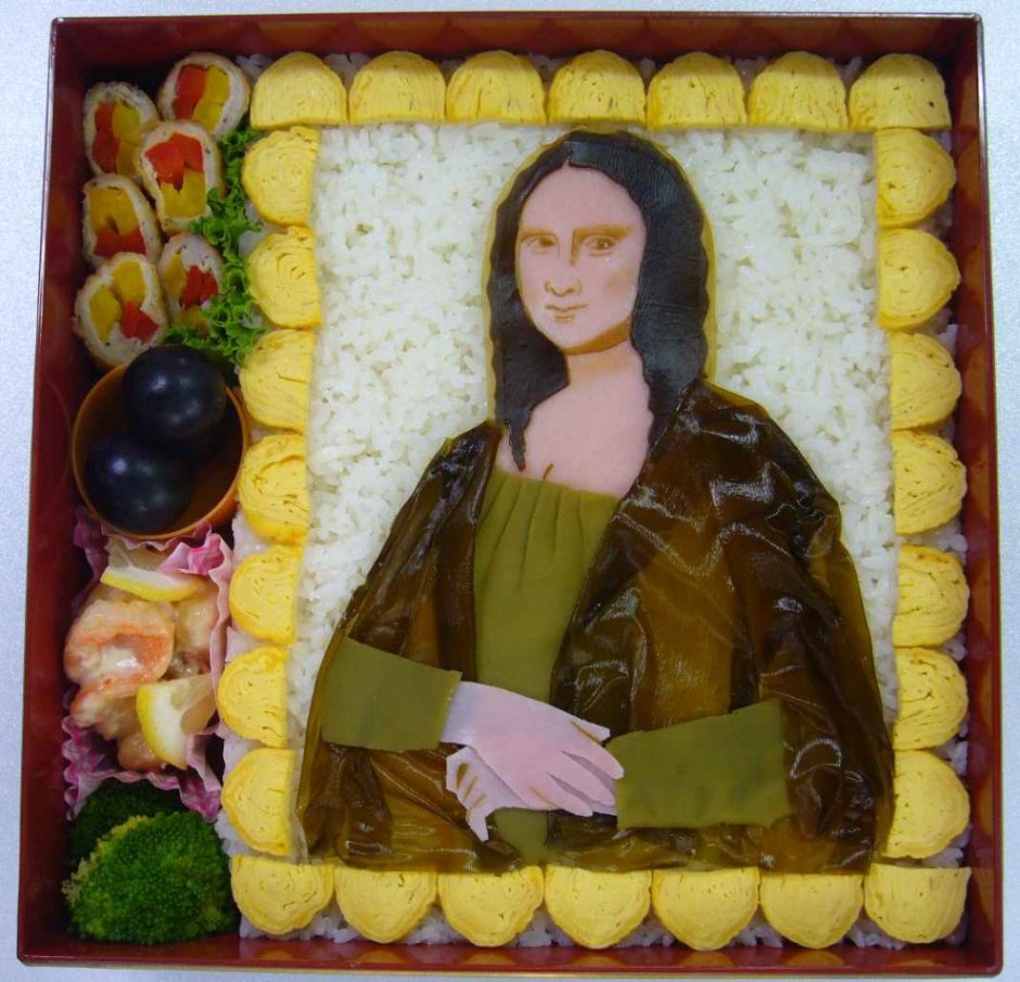 Портрет из фруктов Мона Лиза