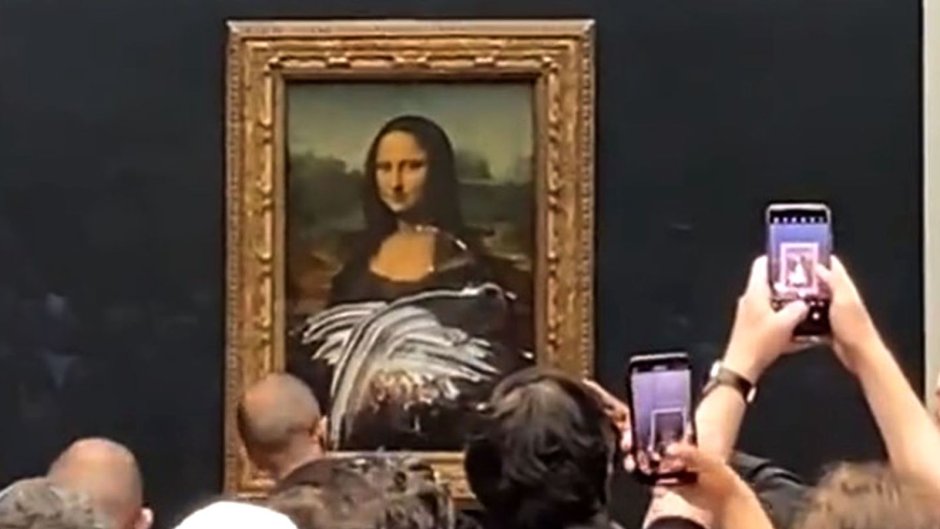 Мона Лиза в Лувре торт