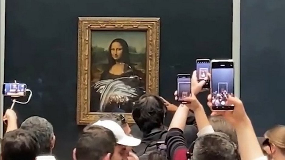Картина Мона Лиза оригинал в музее