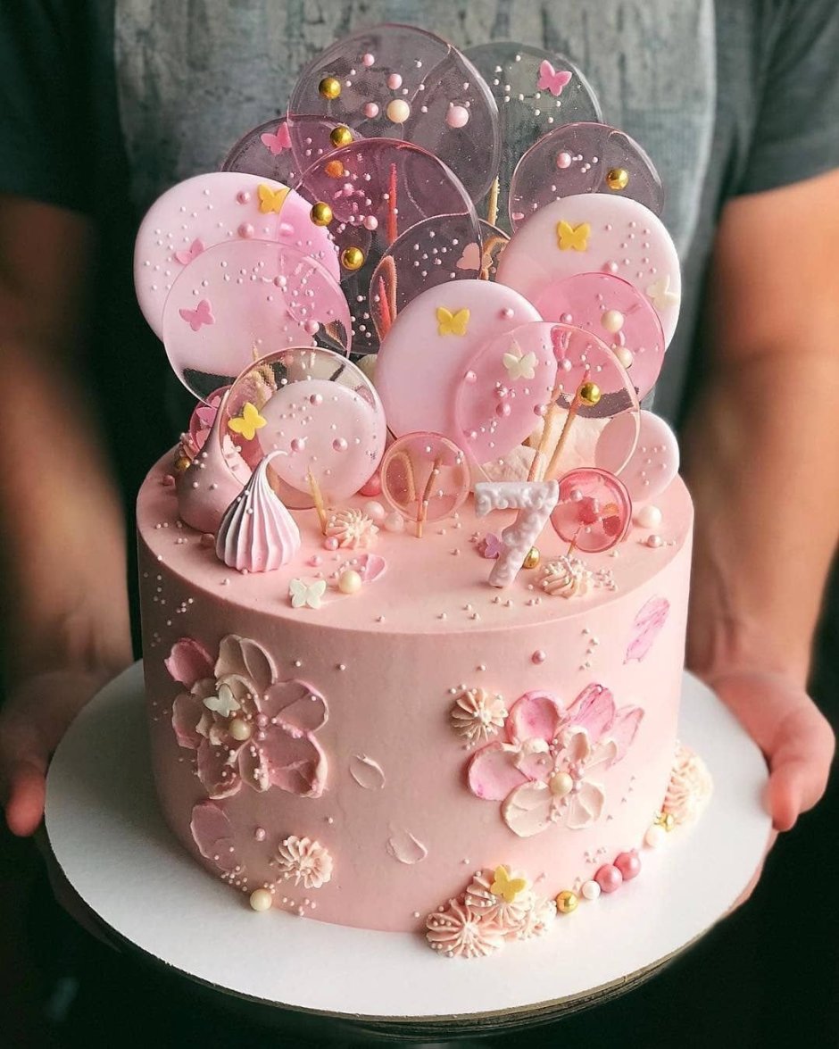 Тортики на день рождения для девочек