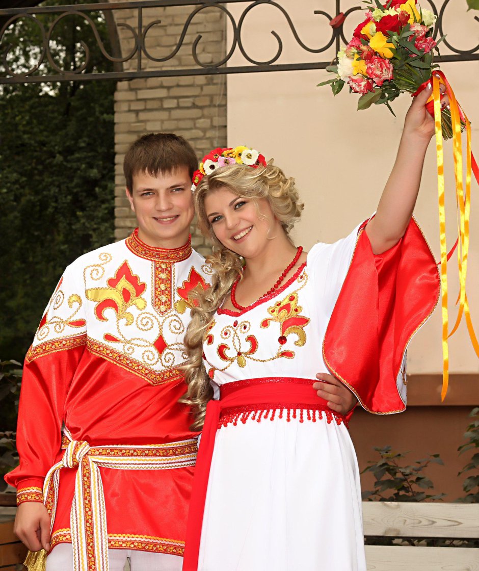 Свадебный национальный Хакасский костюм
