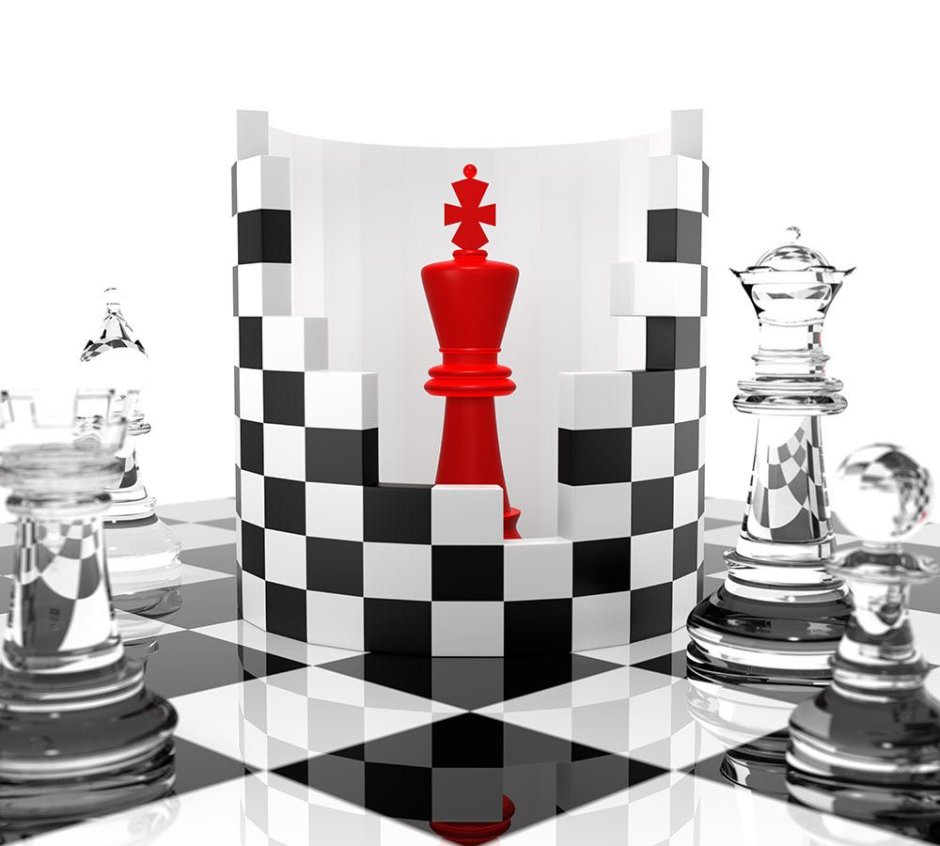 Стилизованная шахматная доска