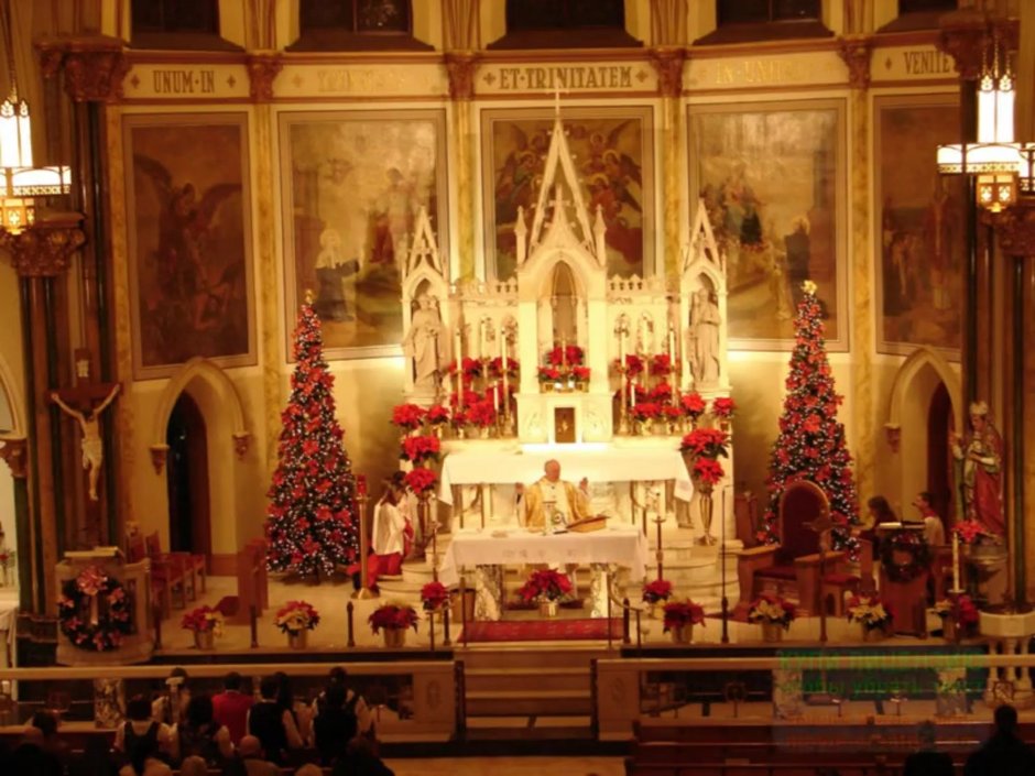 Католическая Церковь св Екатерины Рождественская месса