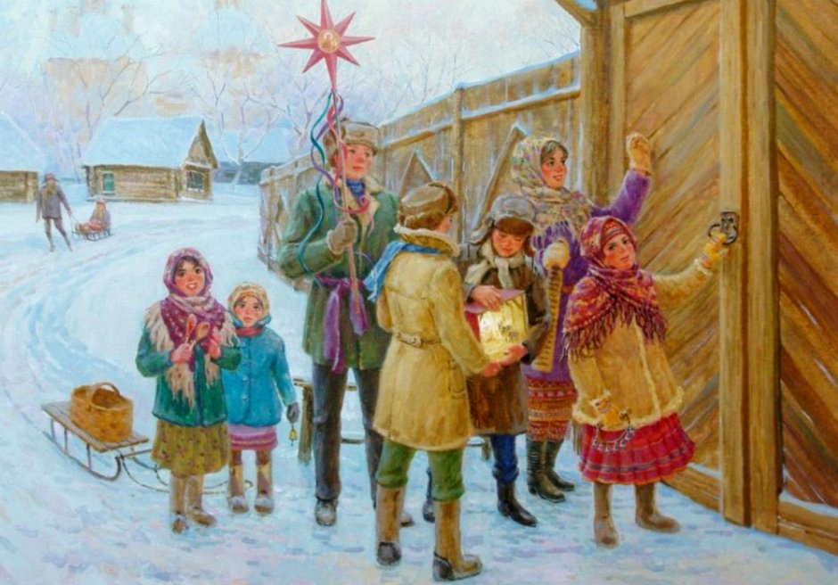 Павлова Вера иллюстрации русские праздники