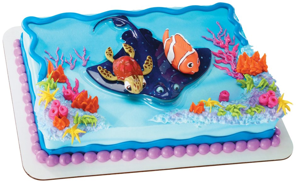 Торт с рыбками