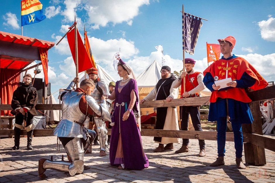 Фестиваль средневековые дни в Выборге