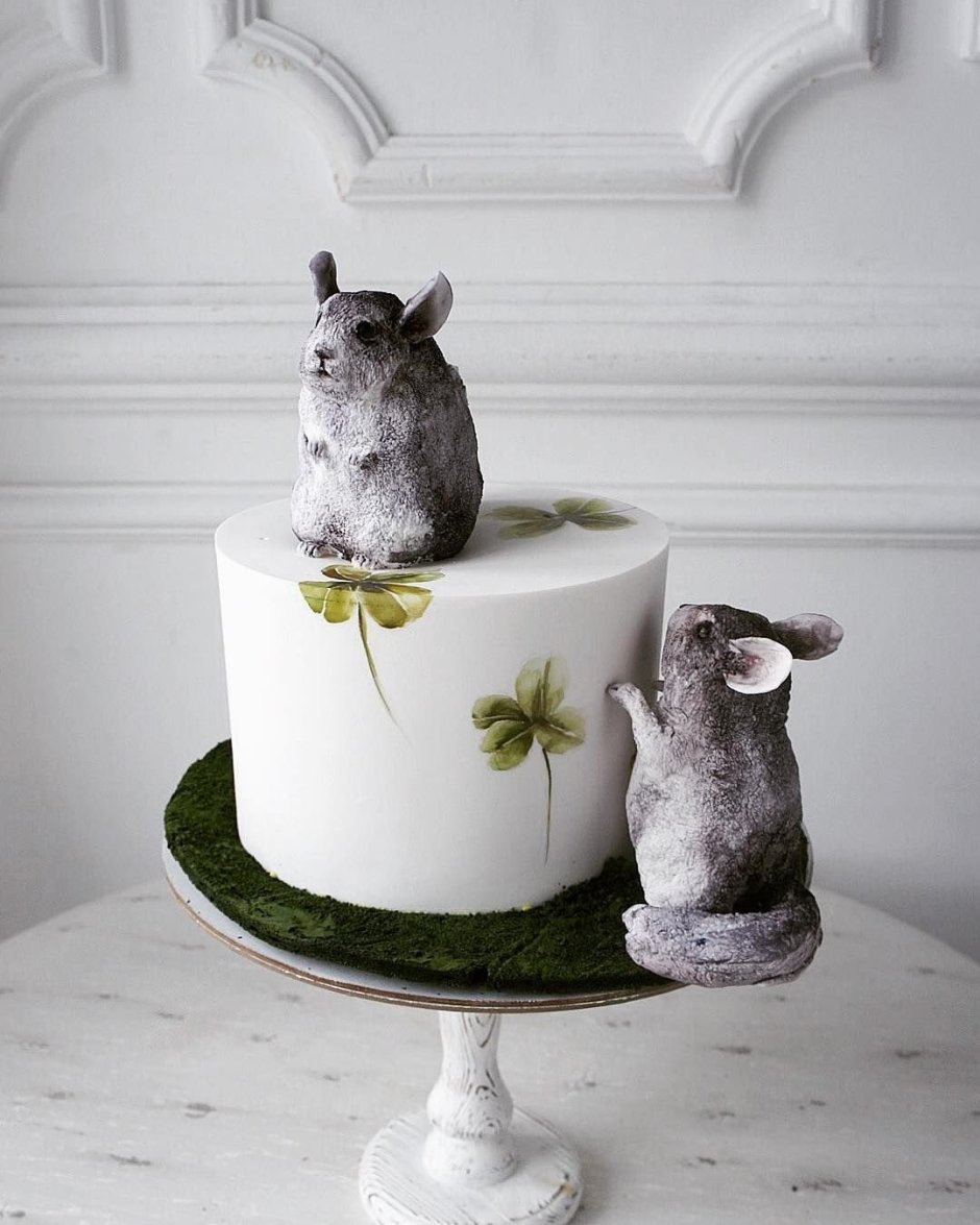 Торт с изображением животных