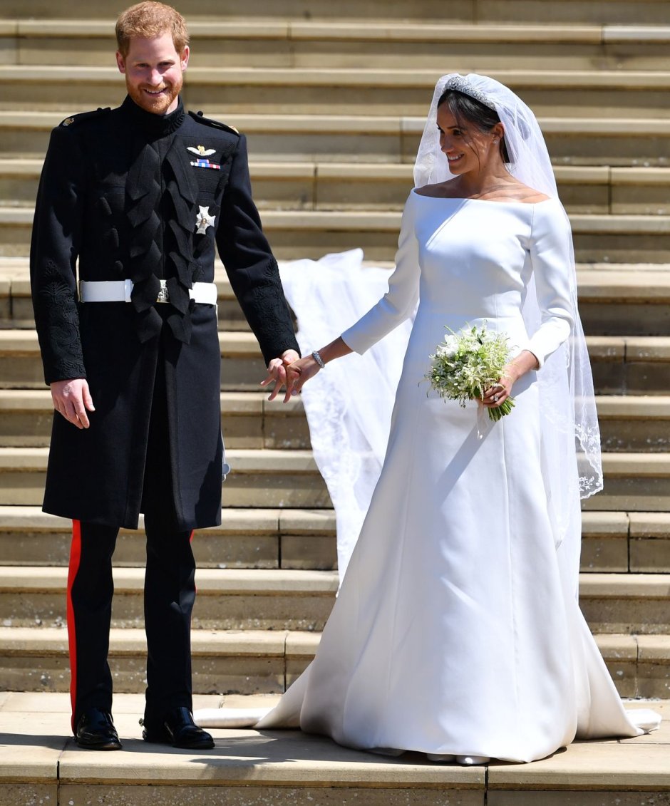 Меган Маркл и принц Гарри свадебное платье
