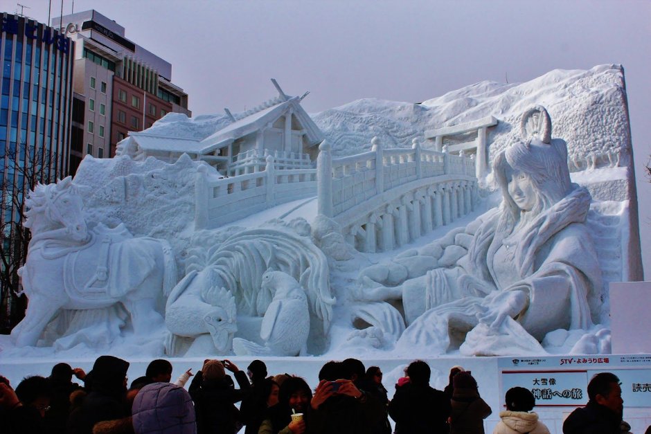 Снежный фестиваль в Саппоро Япония