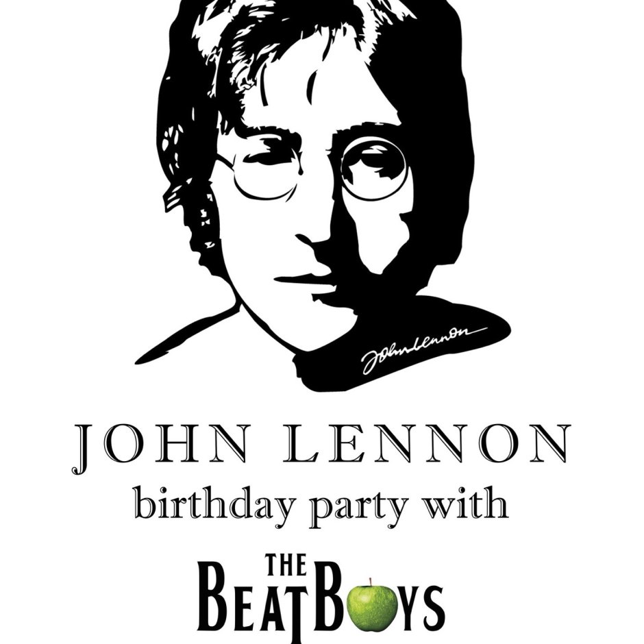 Поздравление с днём рождения Джон Леннон