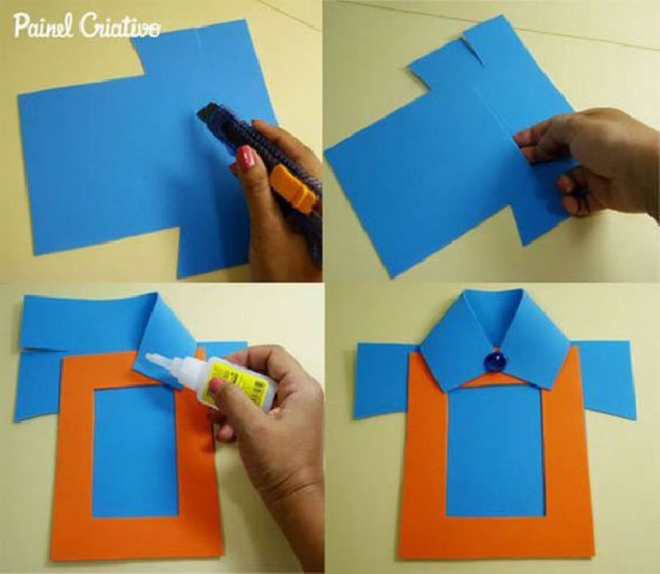 Оригами из бумаги конверт для денег