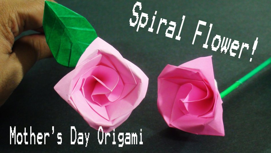Оригами день матери цветы прикладное