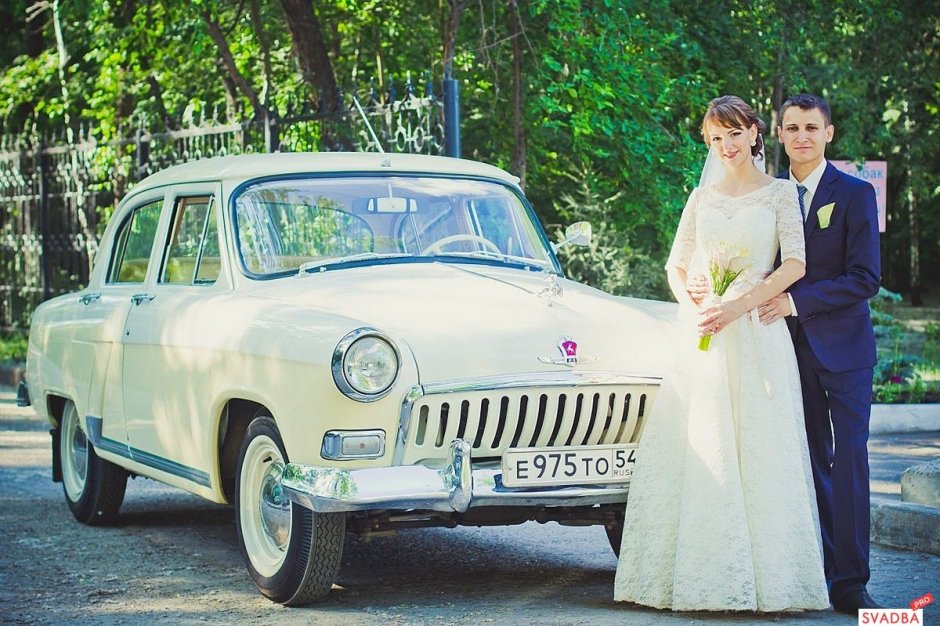 Ретро Волга на свадьбу