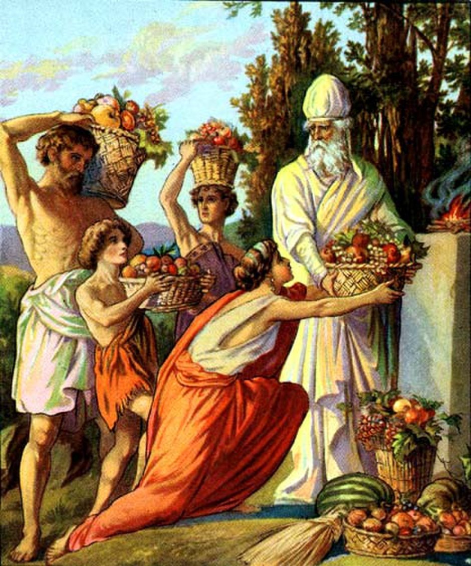 Праздник урожая в древней Греции